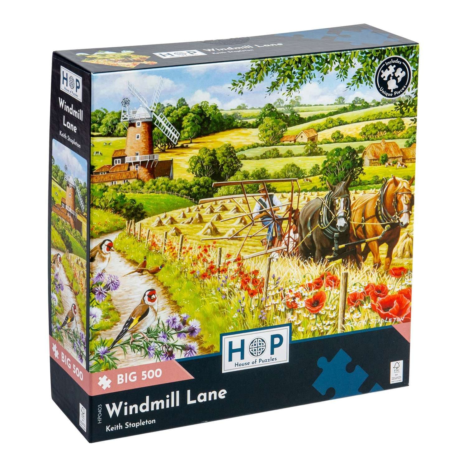 Windmill Lane BIG 500 Piece Jigsaw Puzzle