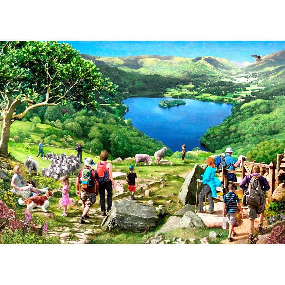 Lake View 1000 Piece Jigsaw Puzzle