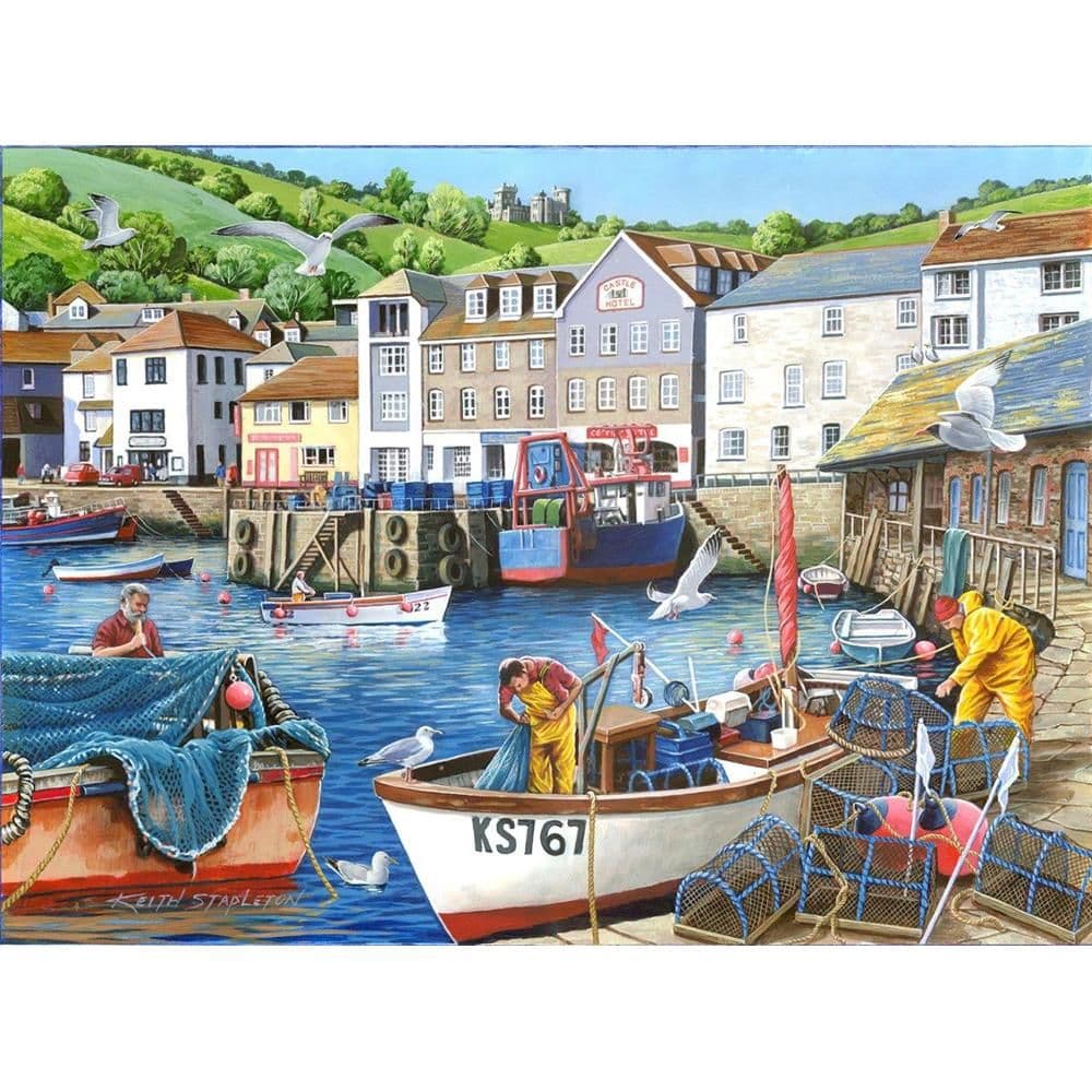 No.12 Busy Harbour 1000 Piece Jigsaw Puzzle