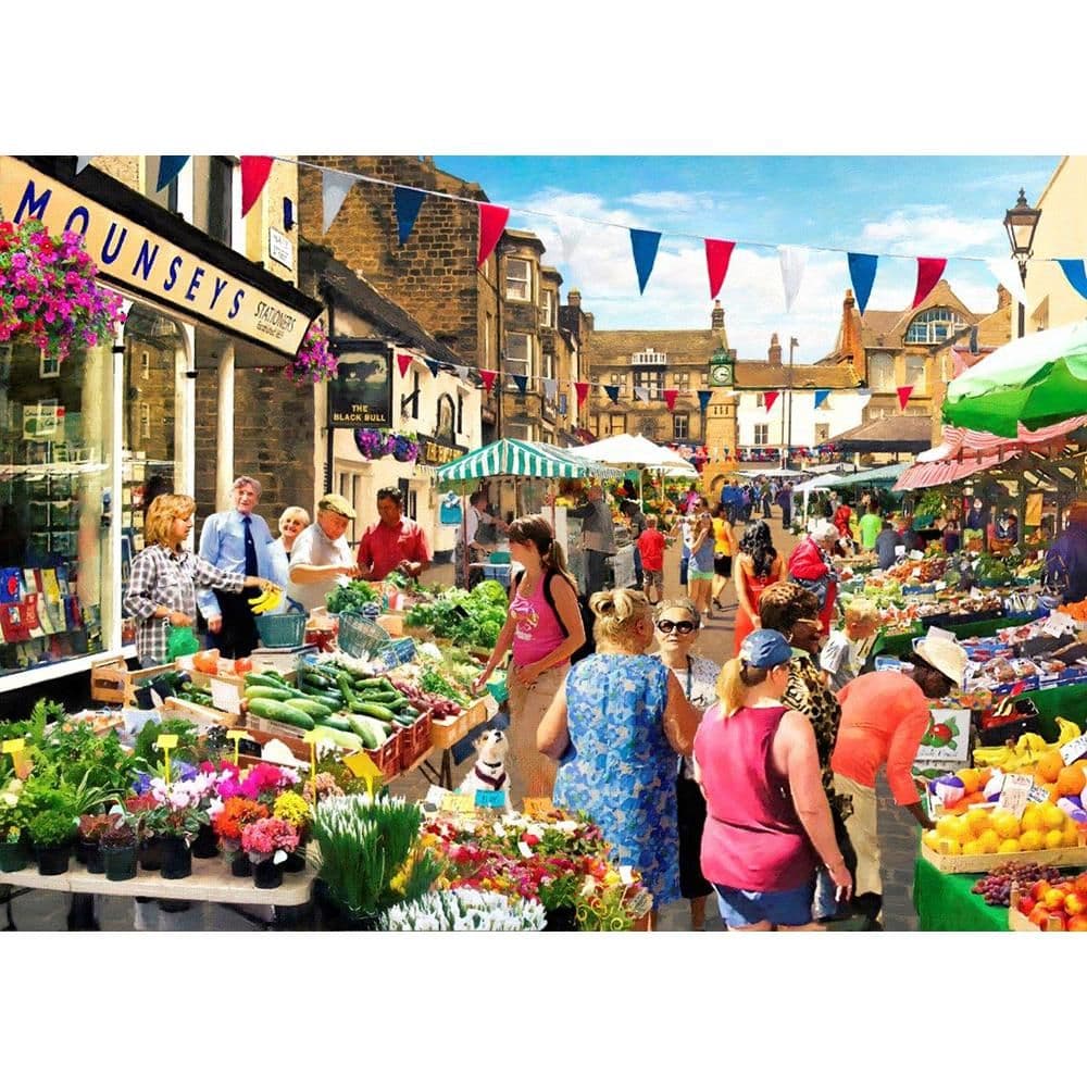 Street Market 1000 Piece Jigsaw Puzzle