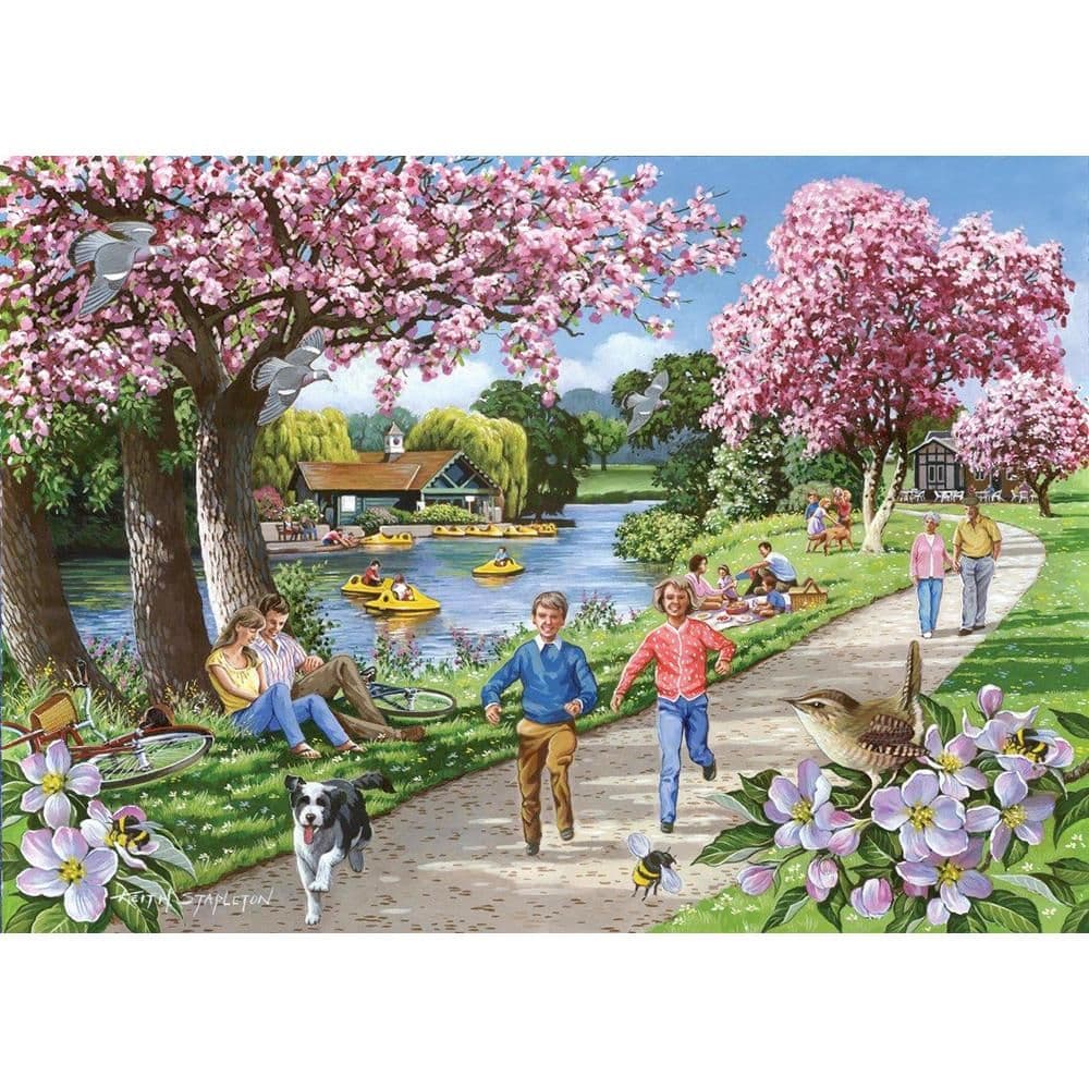 Apple Blossom Time BIG 500 Piece Jigsaw Puzzle