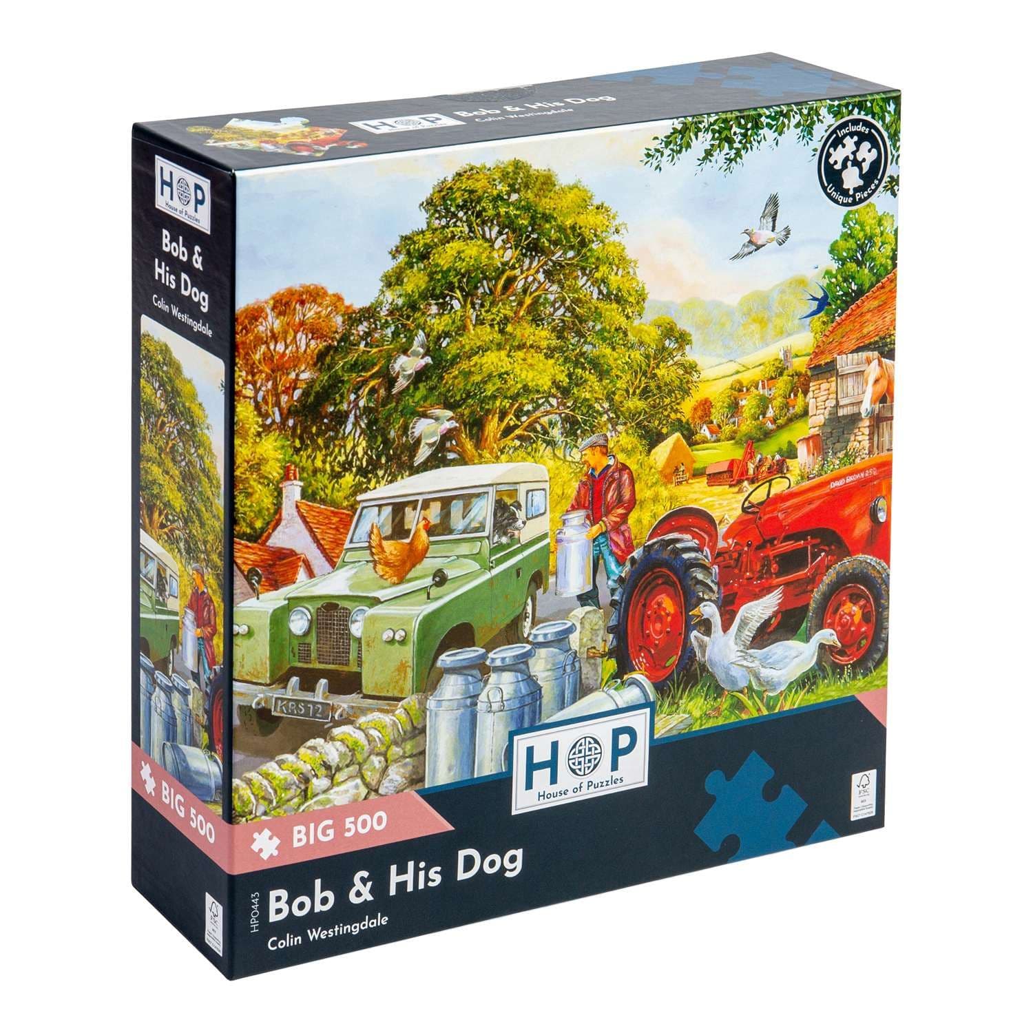 Bob & His Dog BIG 500 Piece Jigsaw Puzzle