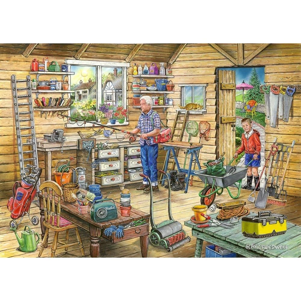 No.14 Freds Shed 1000 Piece Jigsaw Puzzle