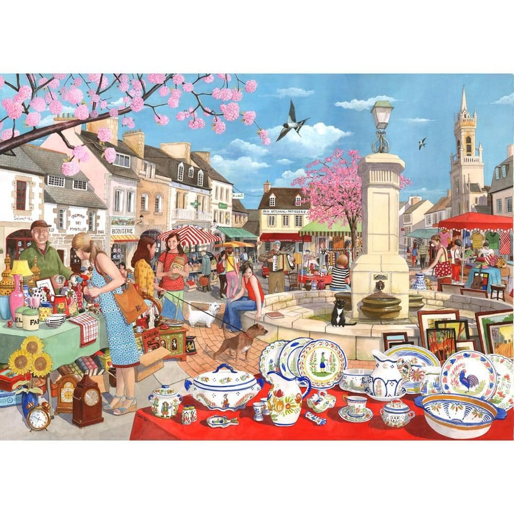 French Market 1000 Piece Jigsaw Puzzle
