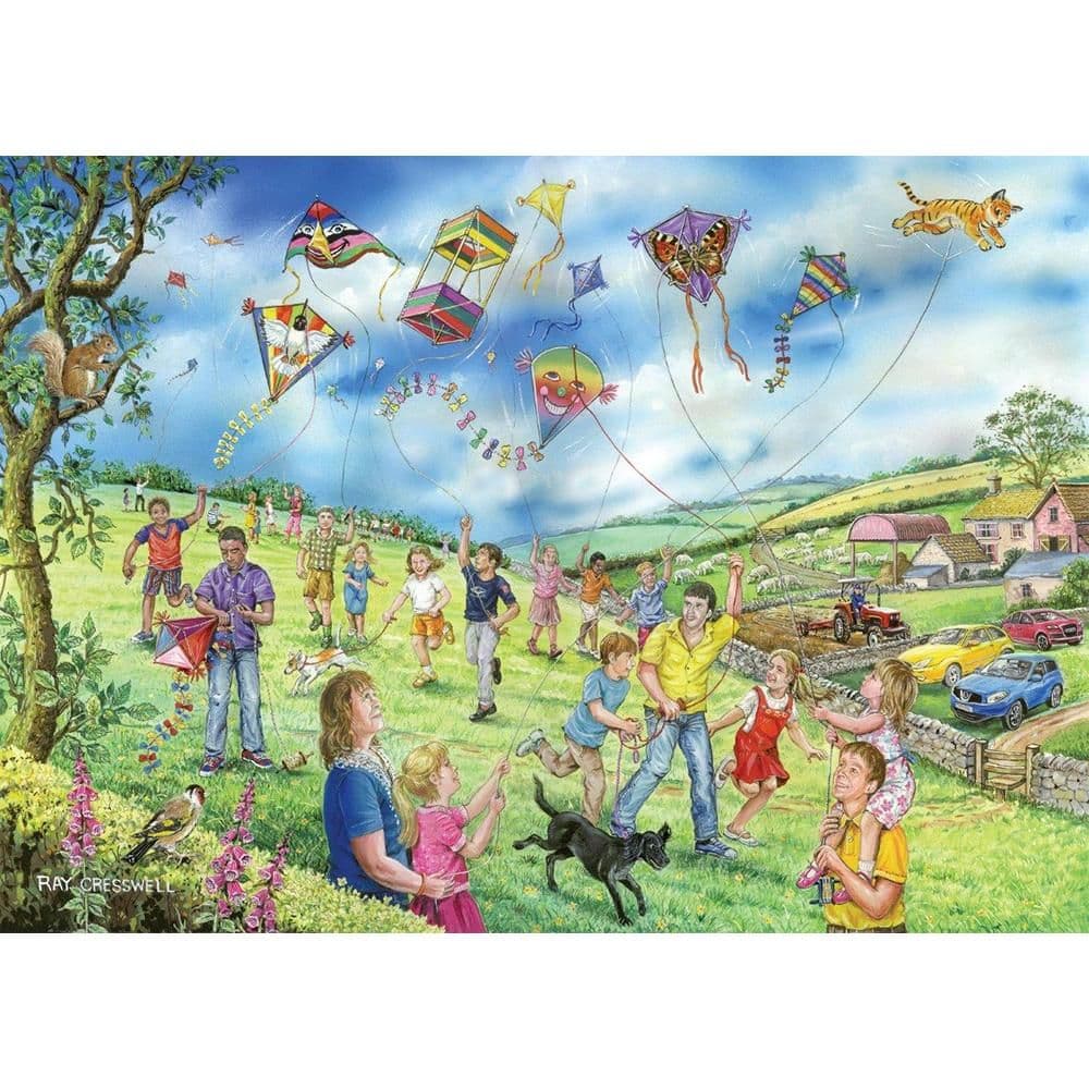 Lets Go Fly Kite BIG 250 Piece Jigsaw Puzzle