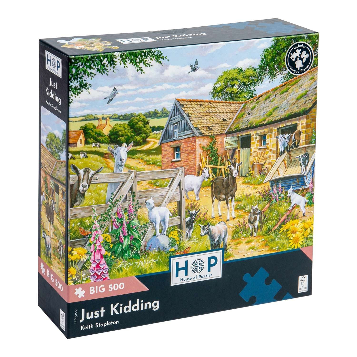 Just Kidding BIG 500 Piece Jigsaw Puzzle