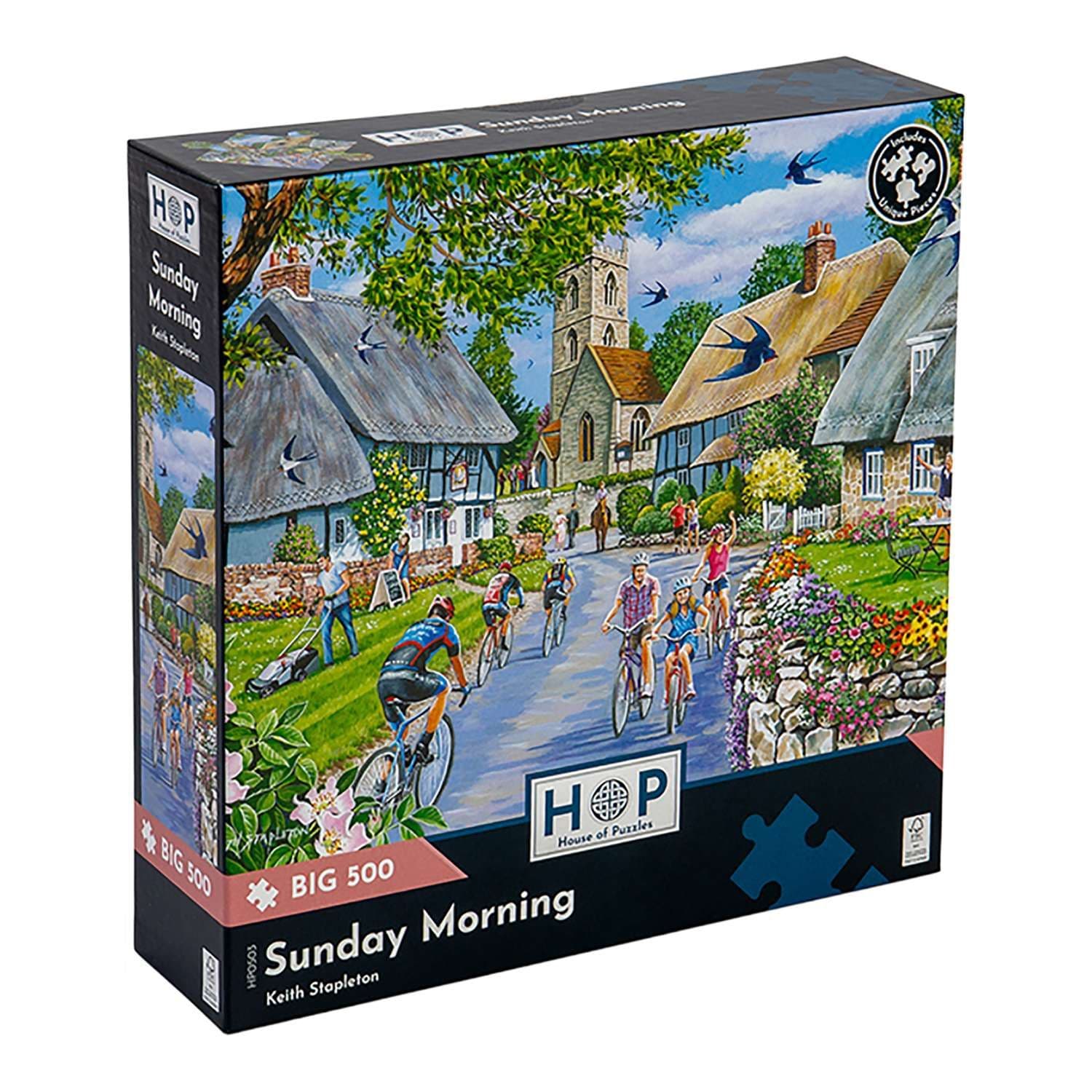 Sunday Morning BIG 500 Piece Jigsaw Puzzle