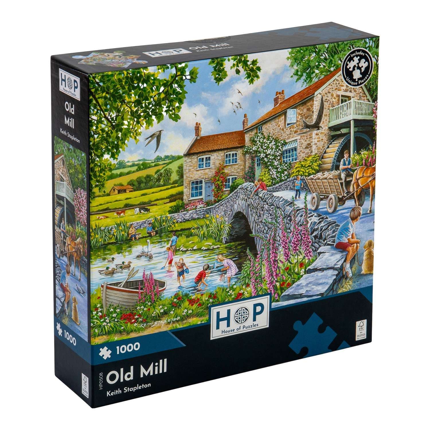 Old Mill 1000 Piece Jigsaw Puzzle