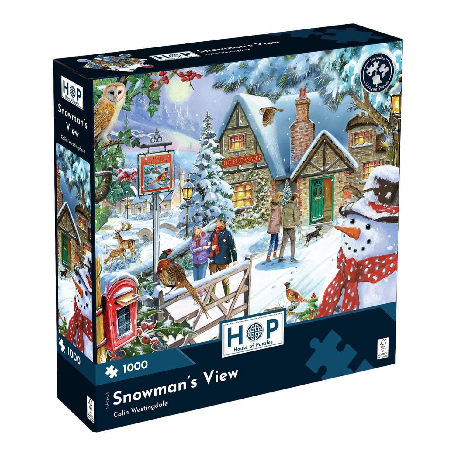 Snowmans View 1000 Piece Jigsaw Puzzle