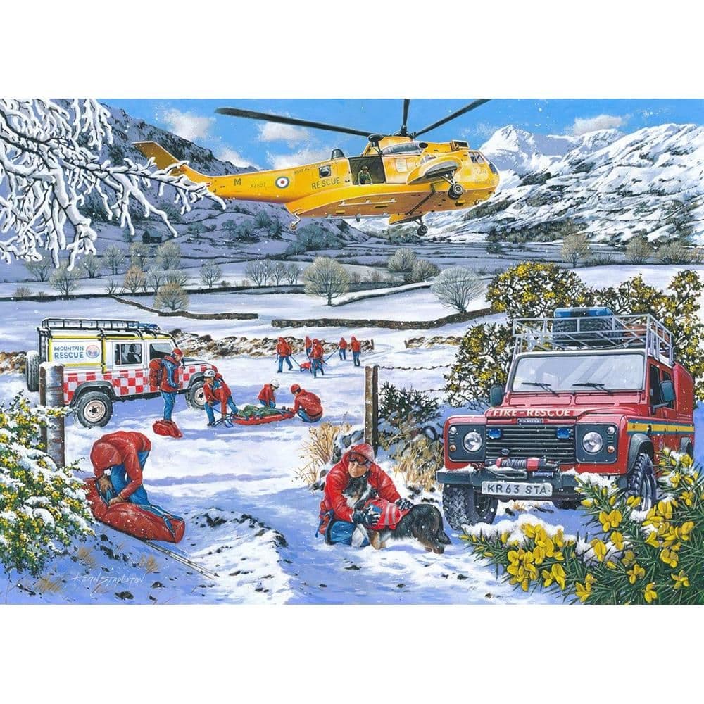 Mountain Rescue 1000 Piece Jigsaw Puzzle