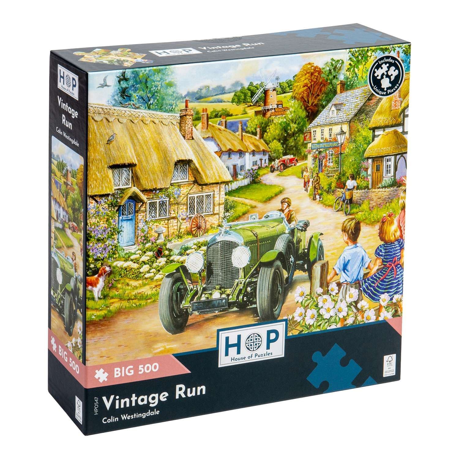 Vintage Run BIG 500 Piece Jigsaw Puzzle