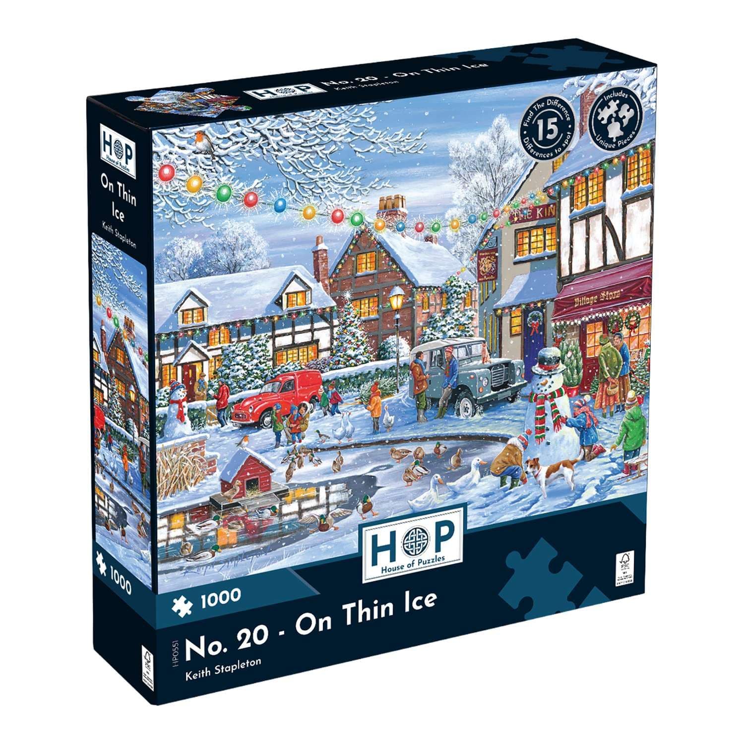 No.20 On Thin Ice 1000 Piece Jigsaw Puzzle