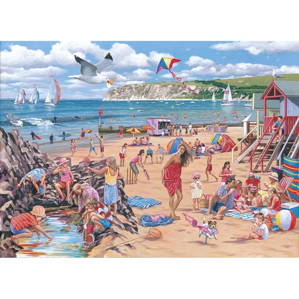 Beach Break BIG 500 Piece Jigsaw Puzzle