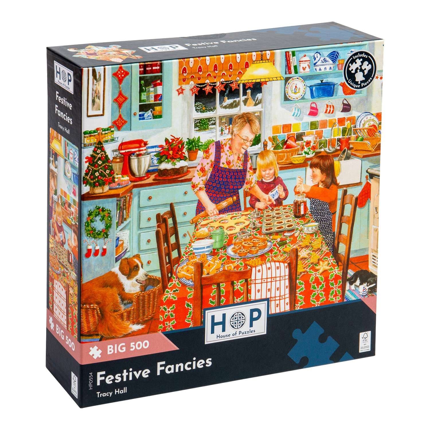 Festive Fancies BIG 500 Piece Jigsaw Puzzle
