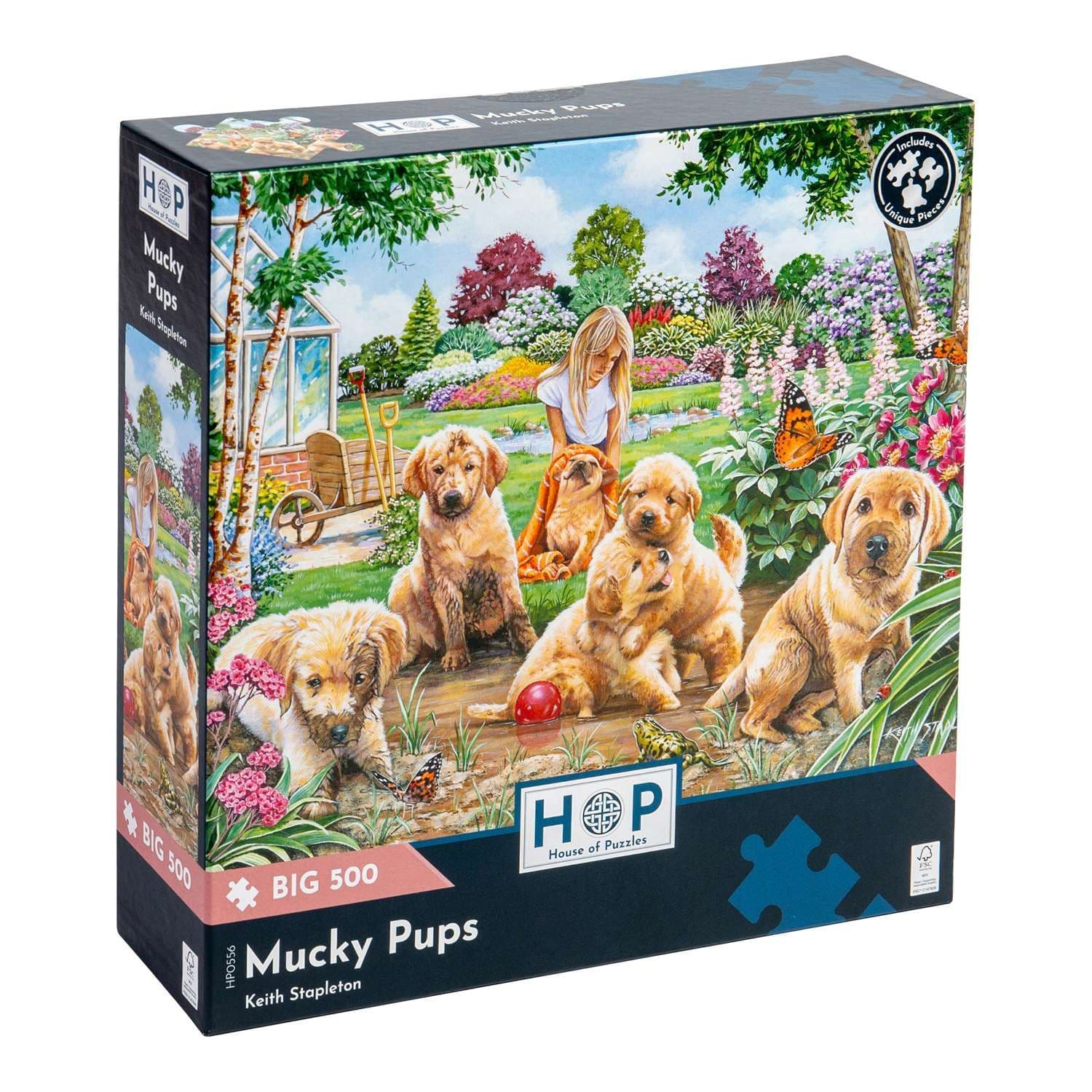 Mucky Pups BIG 500 Piece Jigsaw Puzzle