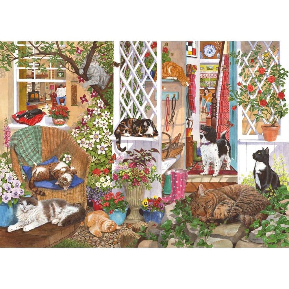 Feline Fine 1000 Piece Jigsaw Puzzle