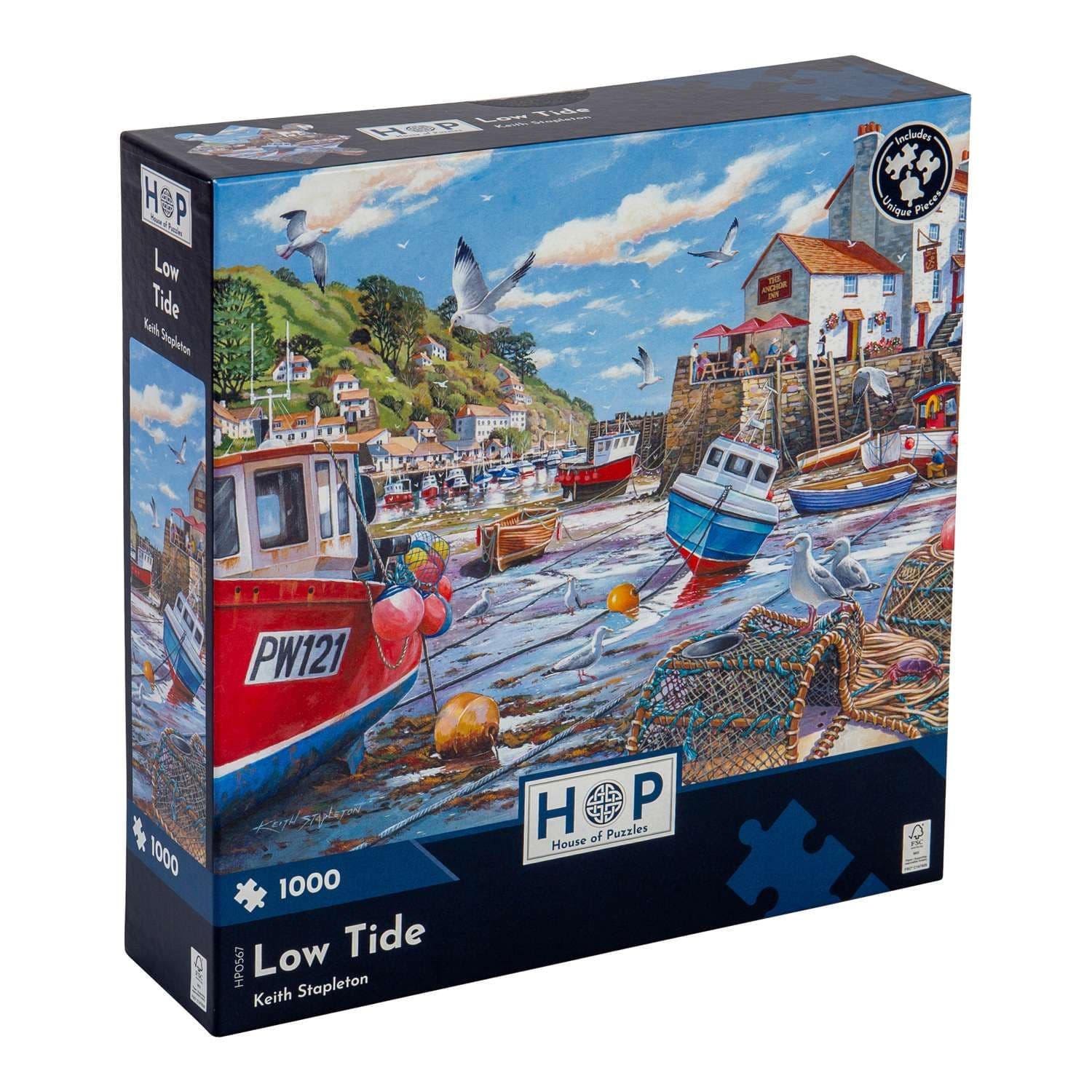 Low Tide 1000 Piece Jigsaw Puzzle