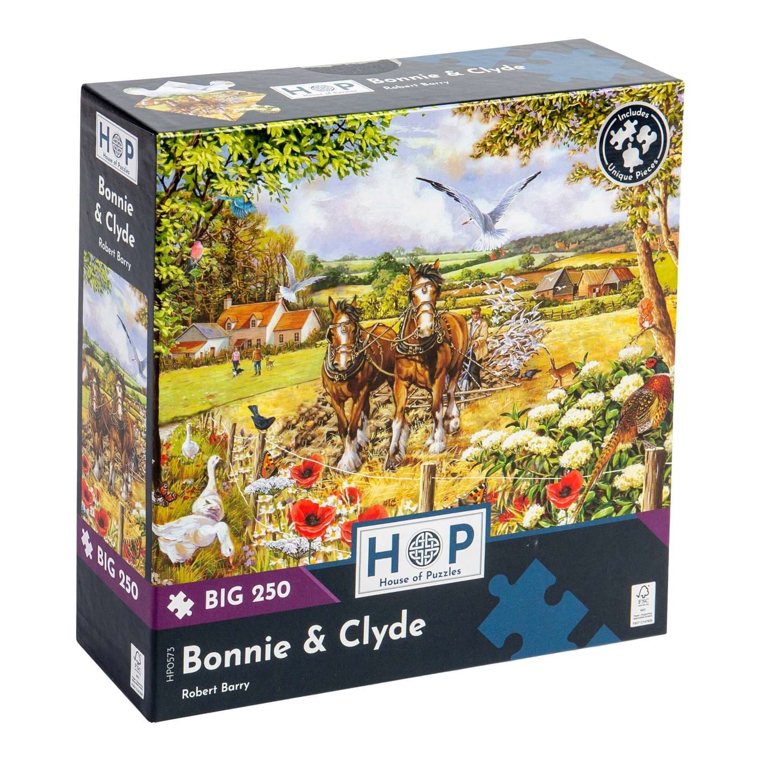 Bonnie & Clyde BIG 250 Piece Jigsaw Puzzle