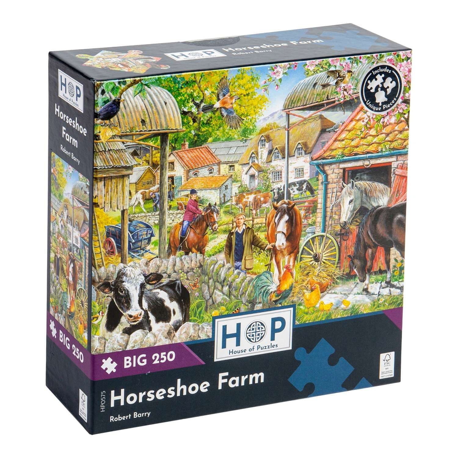 Horseshoe Farm BIG 250 Piece Jigsaw Puzzle