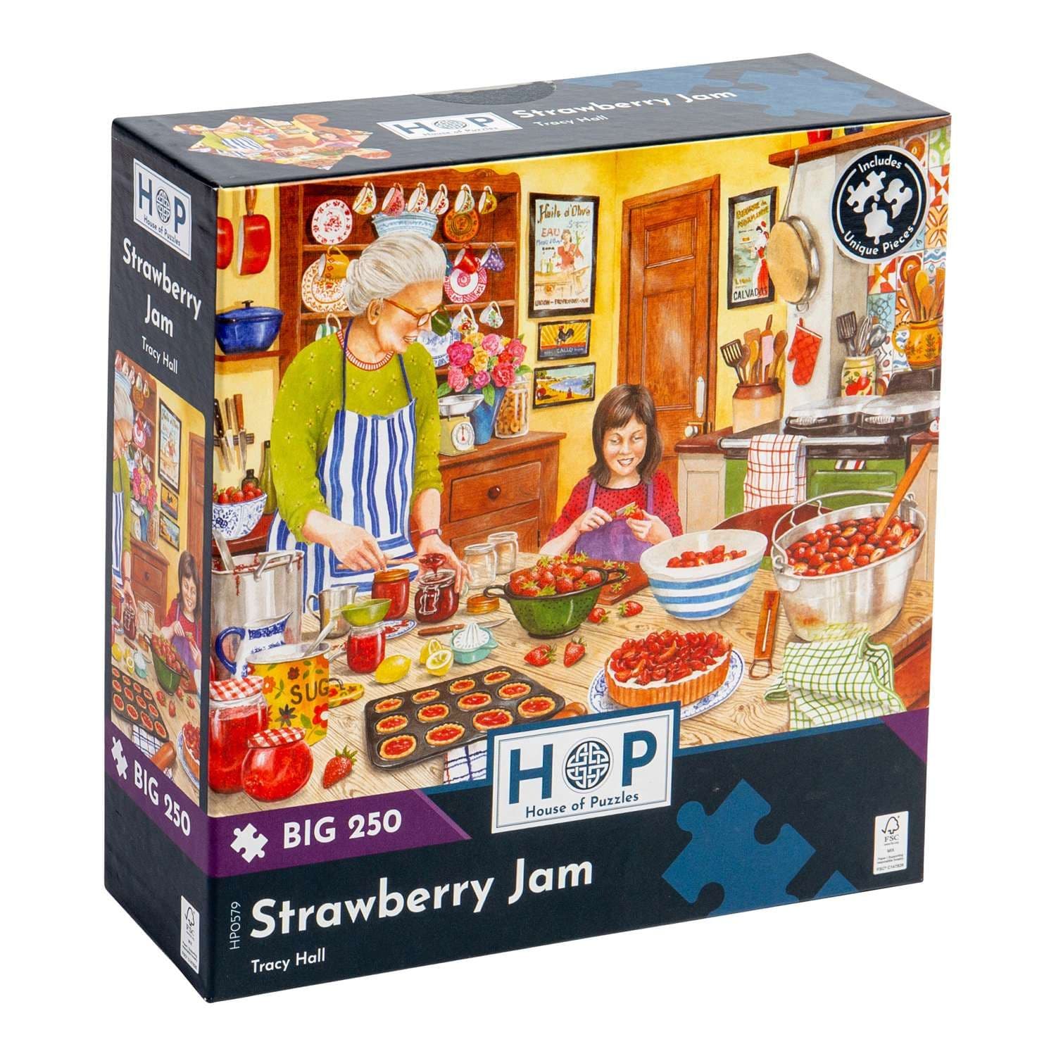 Strawberry Jam BIG 250 Piece Jigsaw Puzzle