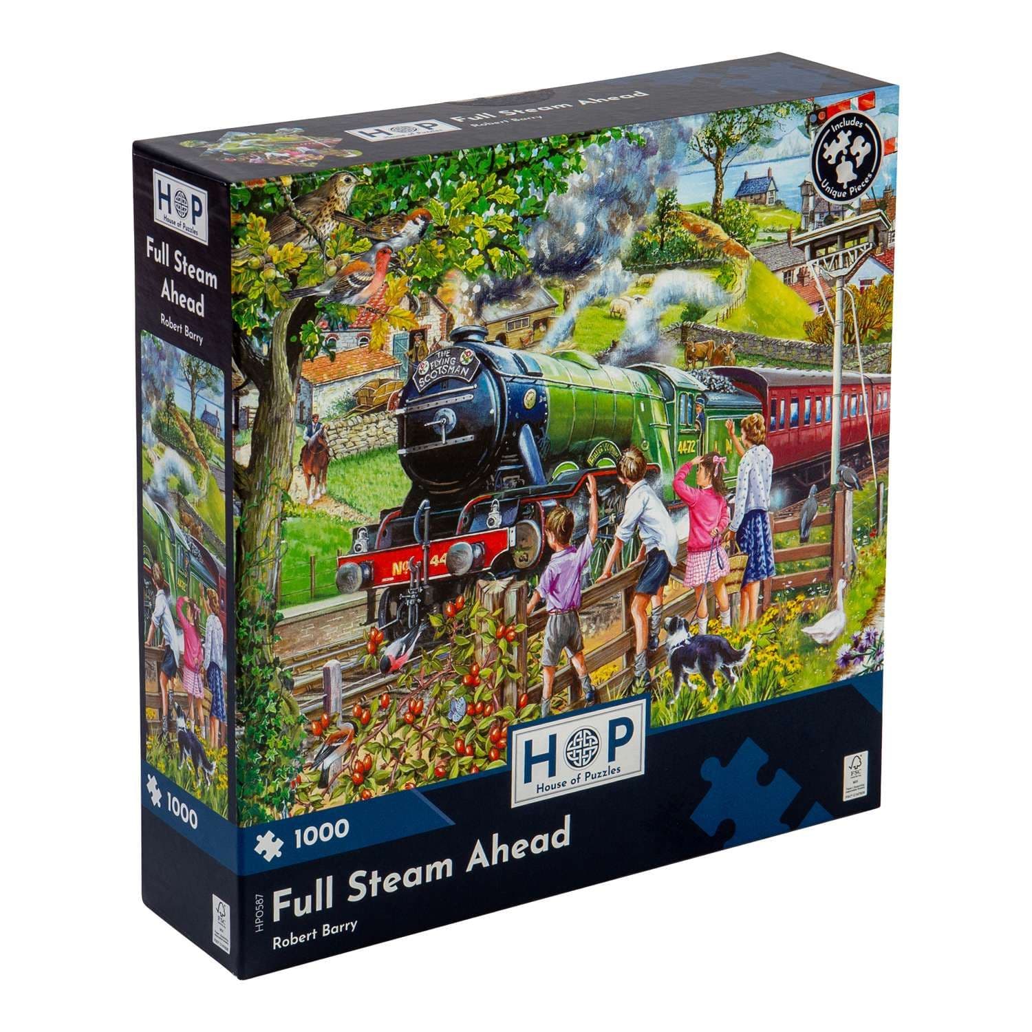Full Steam Ahead 1000 Piece Jigsaw Puzzle