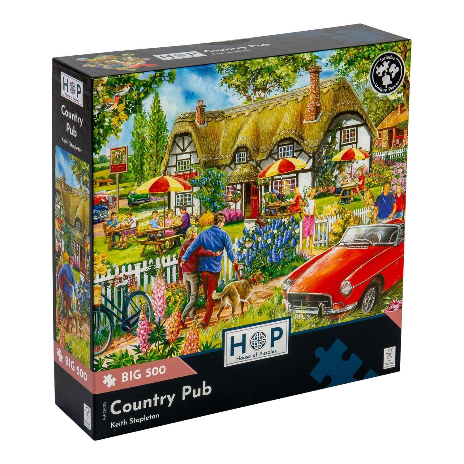 Country Pub BIG 500 Piece Jigsaw Puzzle
