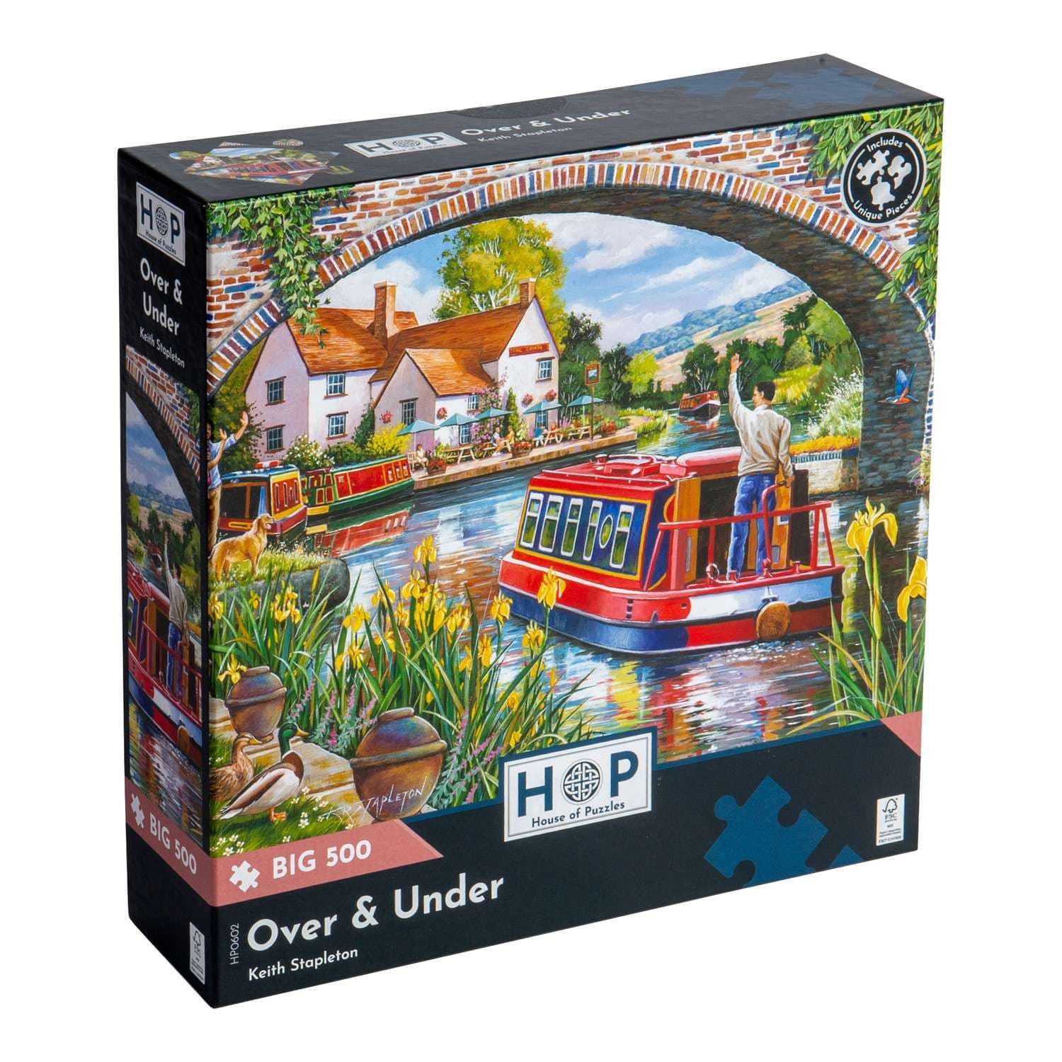 Over & Under BIG 500 Piece Jigsaw Puzzle