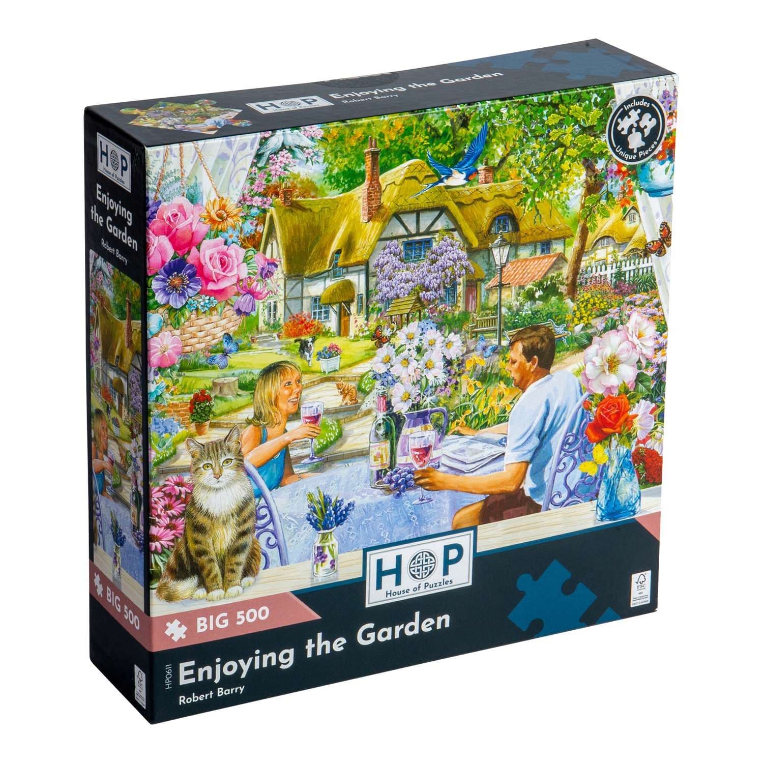 Enjoying Garden BIG 500 Piece Jigsaw Puzzle