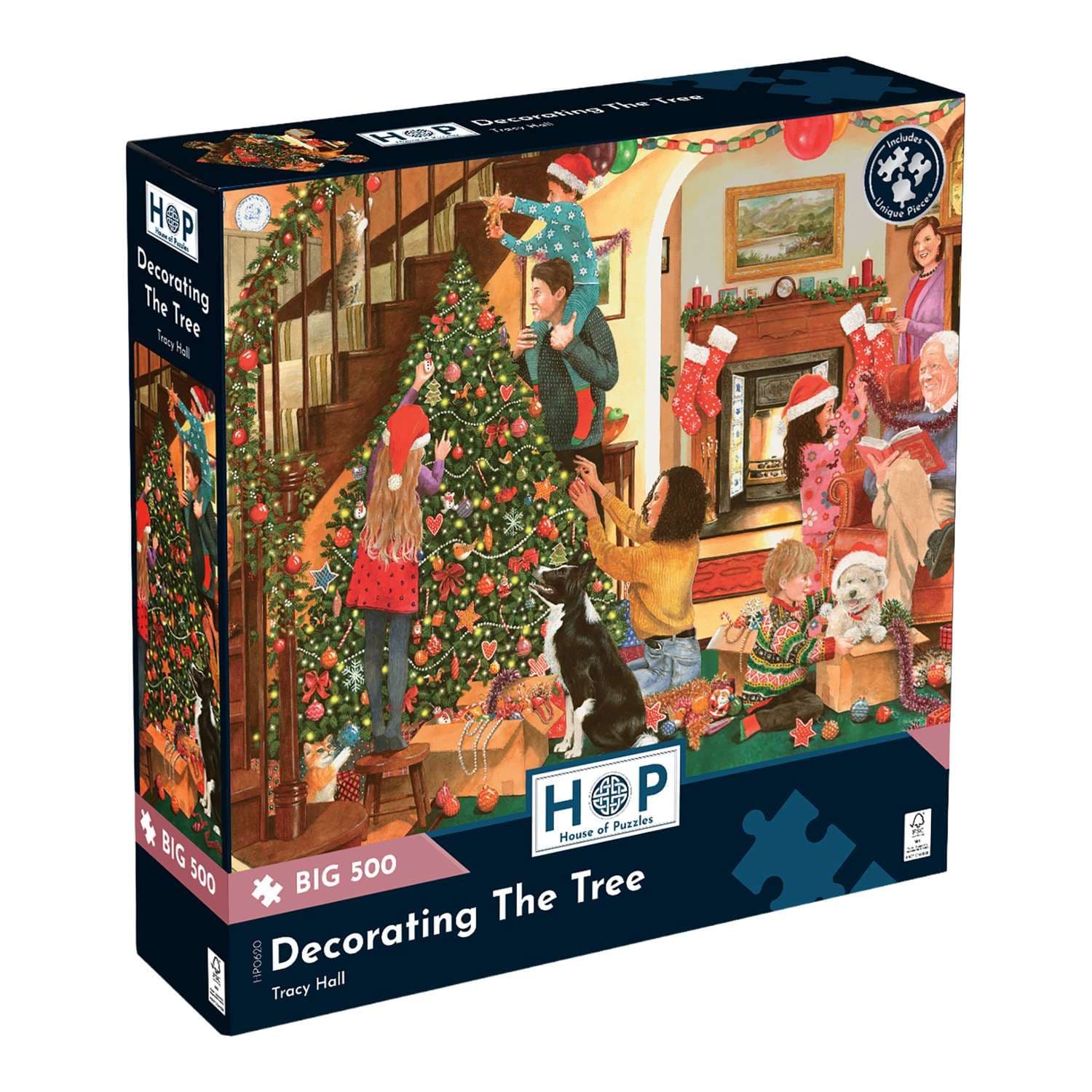 Decorating Tree BIG 500 Piece Jigsaw Puzzle