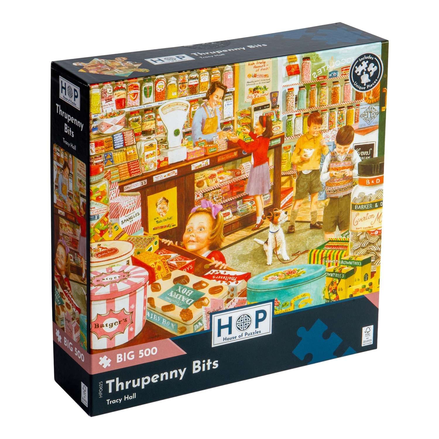 Thrupenny Bits BIG 500 Piece Jigsaw Puzzle