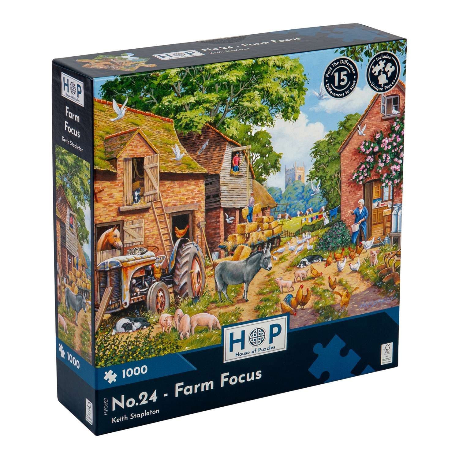 No.24 Farm Focus 1000 Piece Jigsaw Puzzle