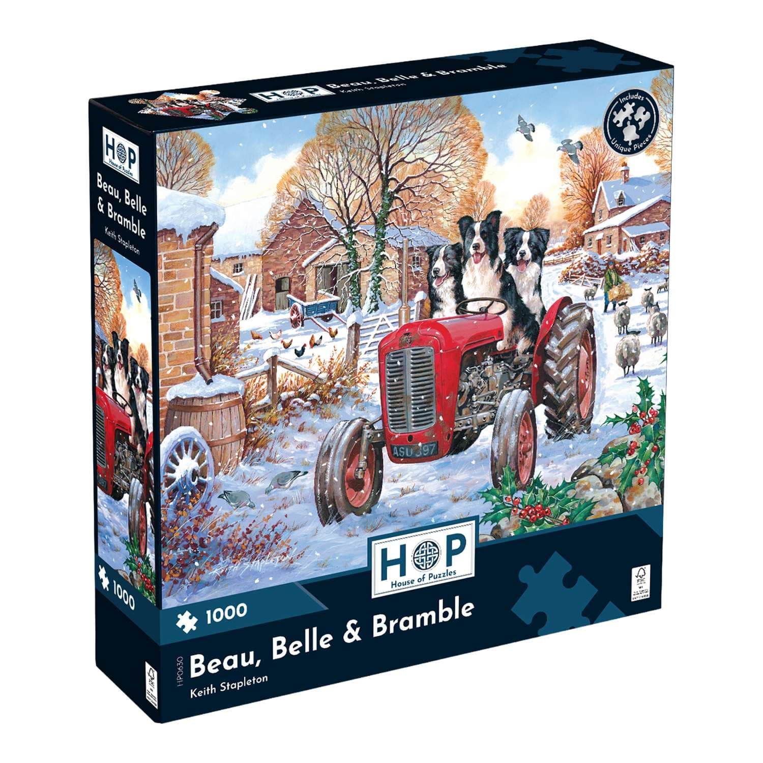 Beau Belle & Bramble 1000 Piece Jigsaw Puzzle