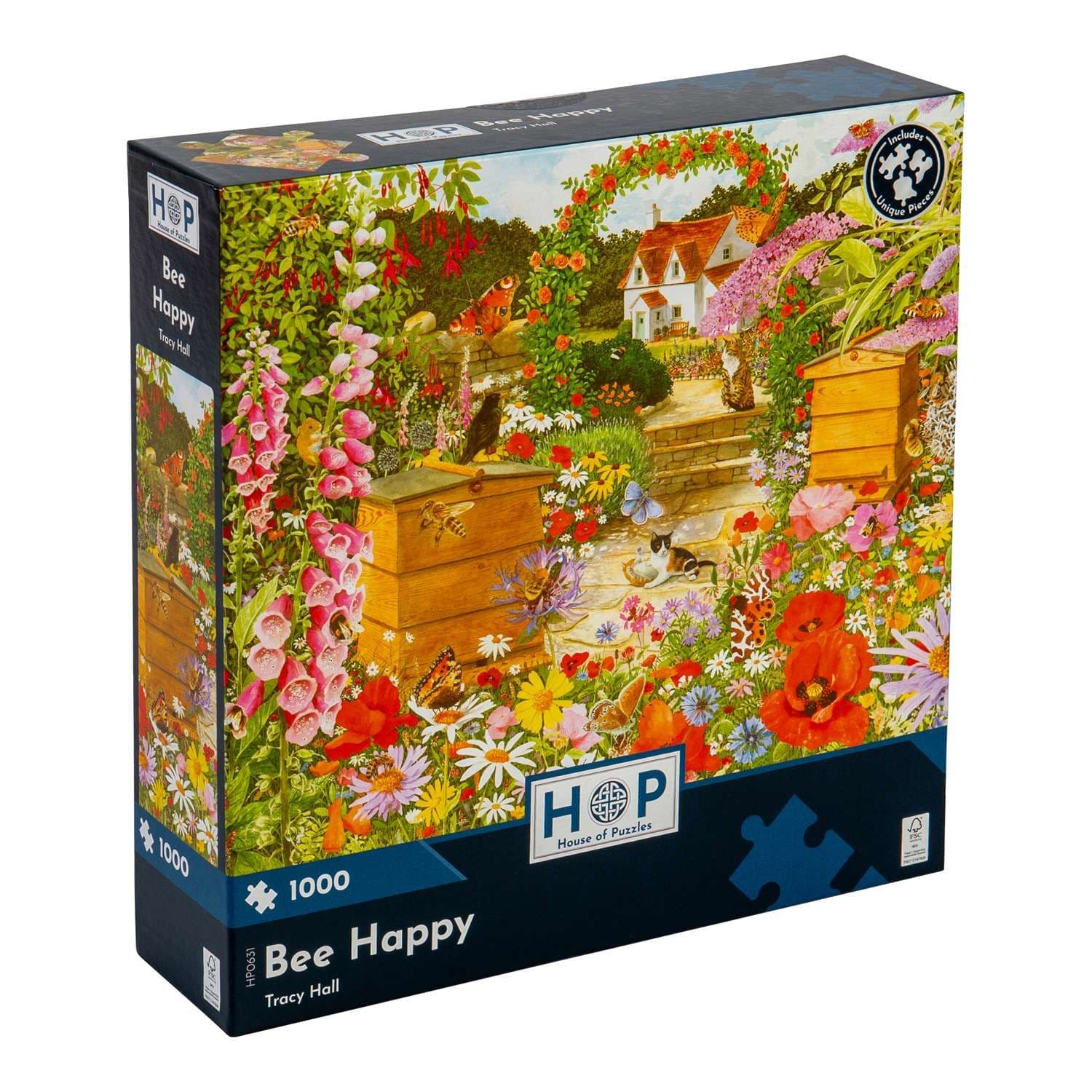 Bee Happy 1000 Piece Jigsaw Puzzle