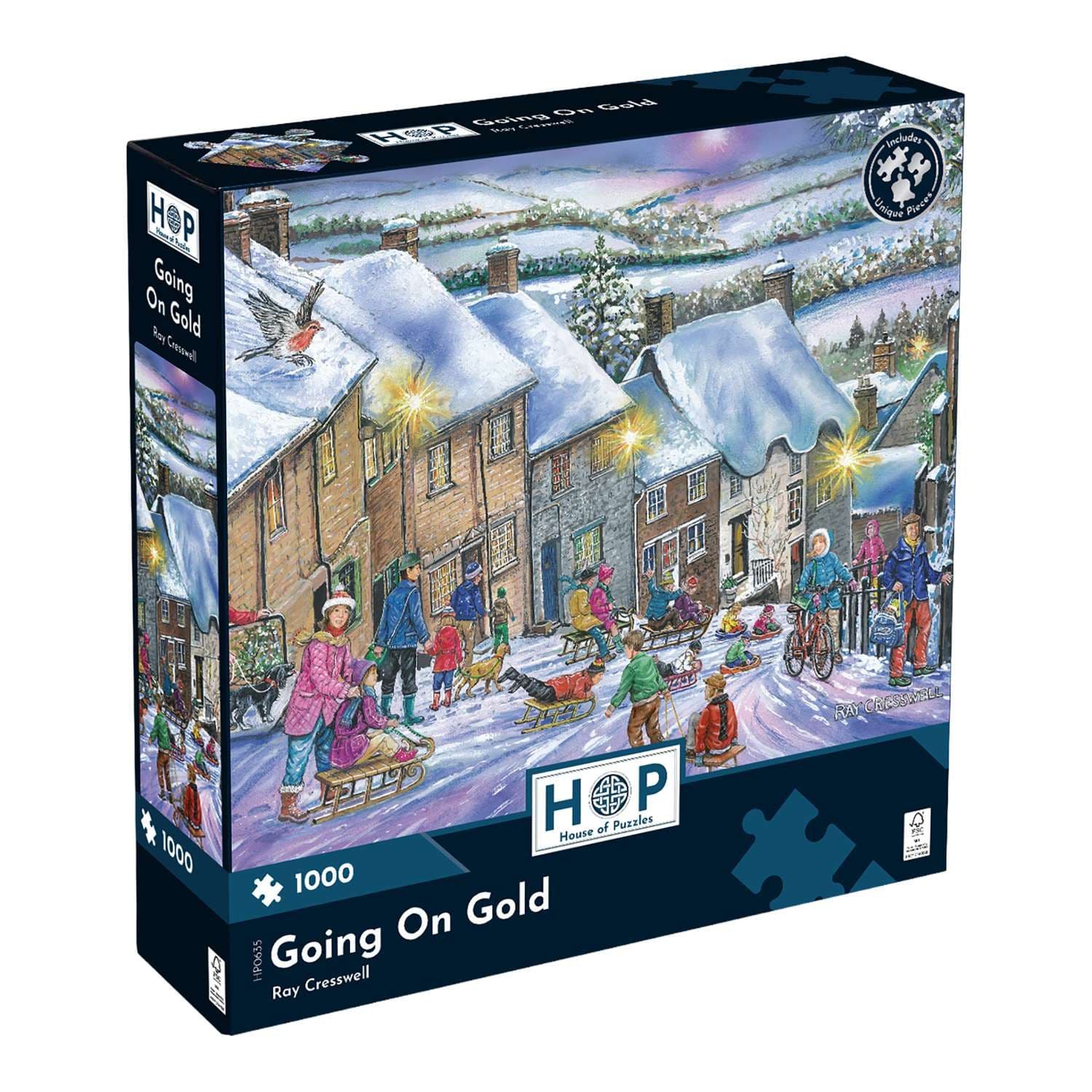 Going On Gold 1000 Piece Jigsaw Puzzle