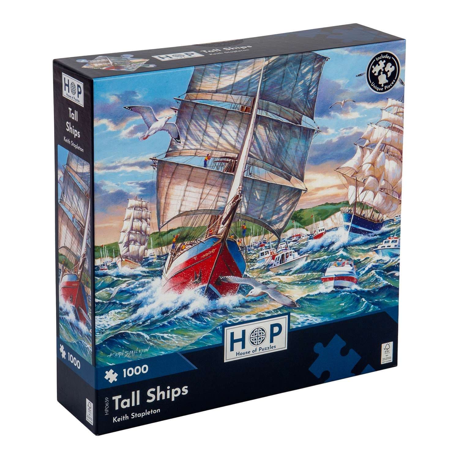 Tall Ships 1000 Piece Jigsaw Puzzle