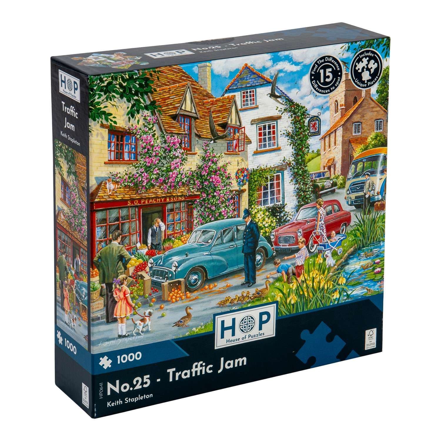 No.25 Traffic Jam 1000 Piece Jigsaw Puzzle
