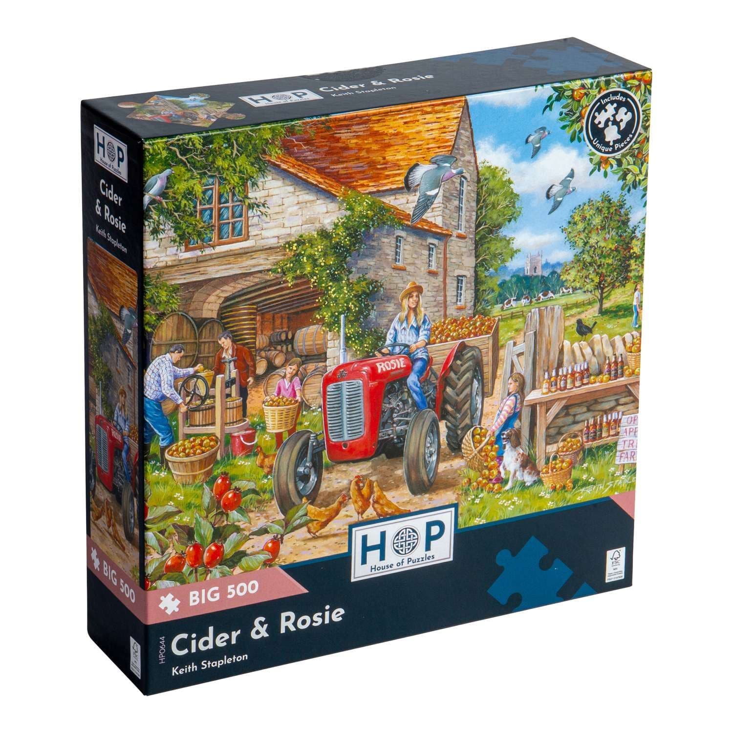 Cider & Rosie BIG 500 Piece Jigsaw Puzzle