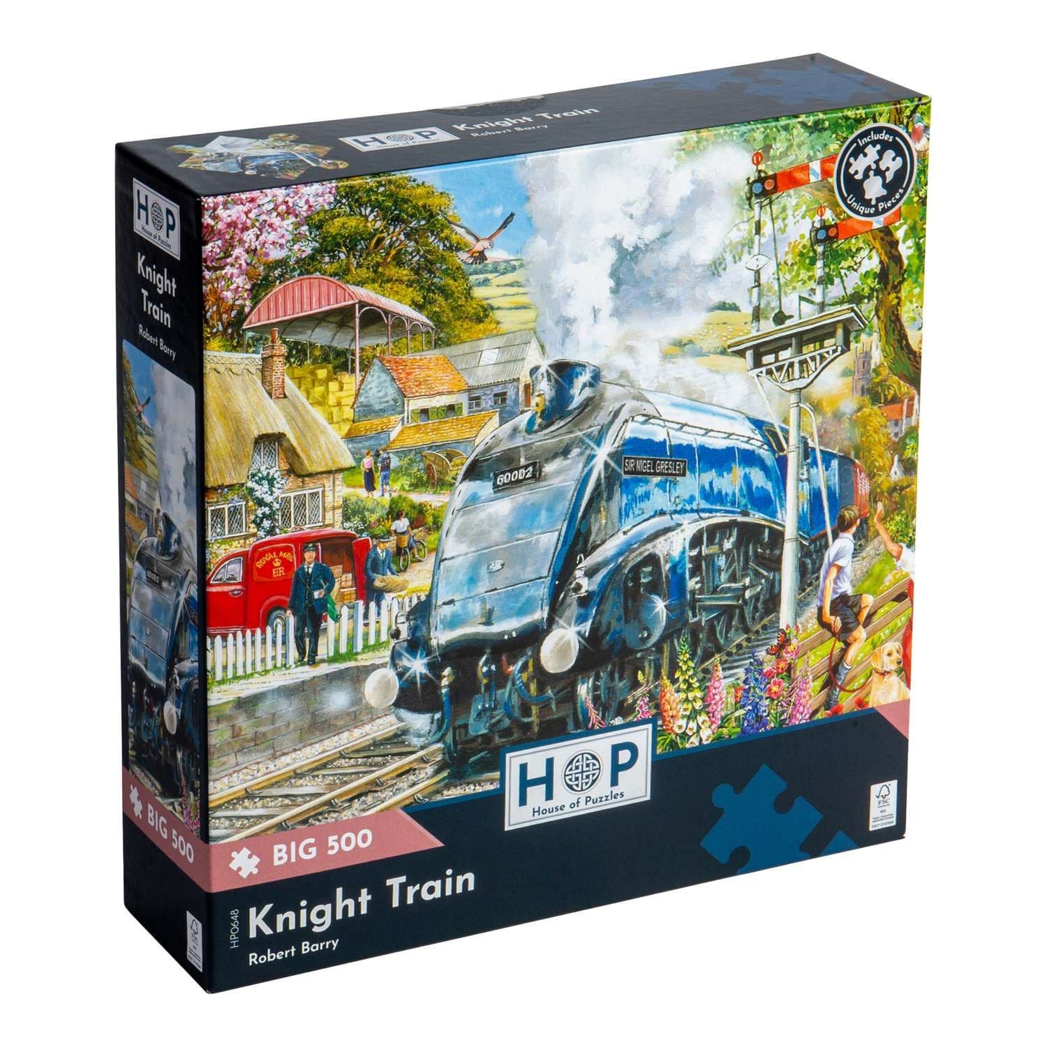 Knight Train BIG 500 Piece Jigsaw Puzzle