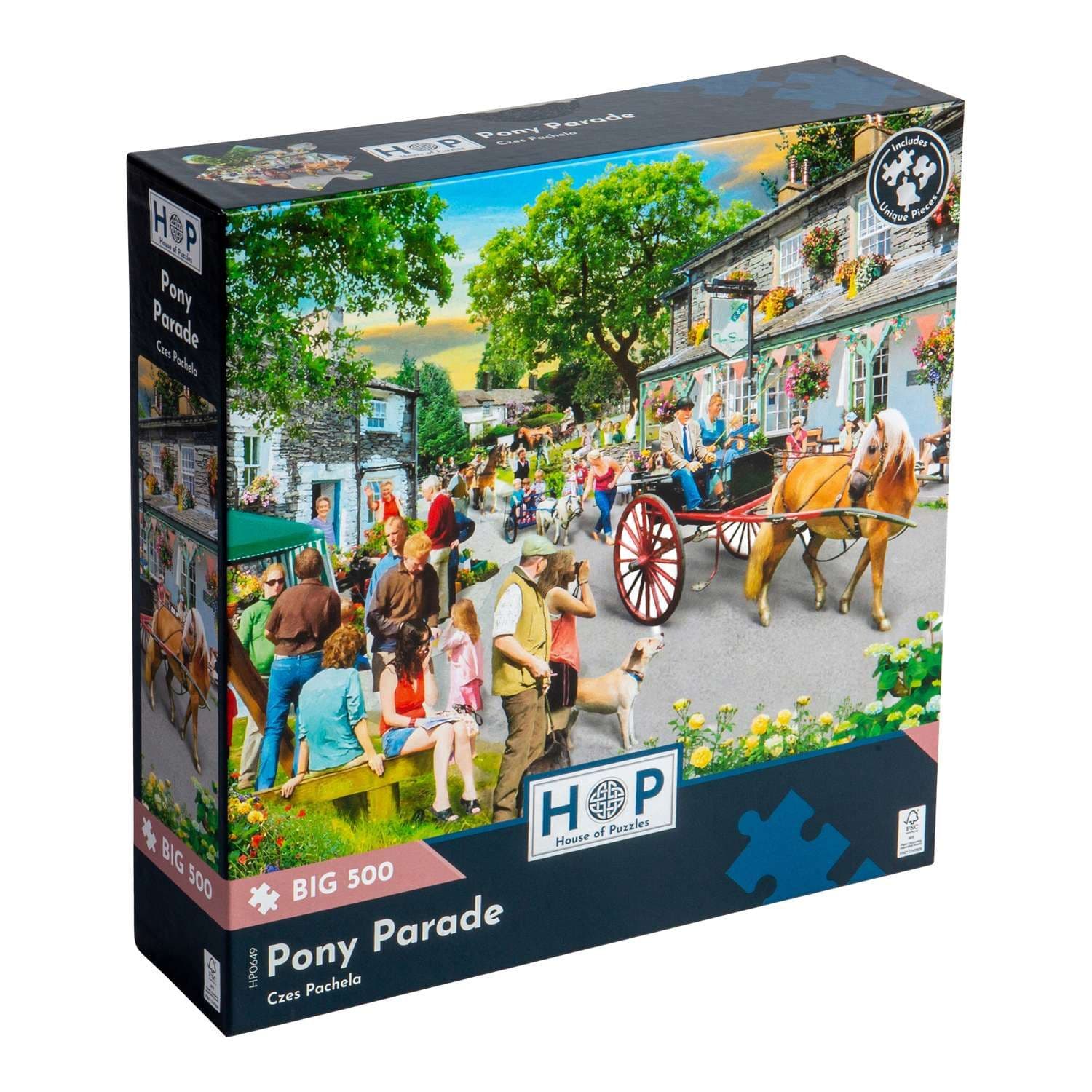 Pony Parade BIG 500 Piece Jigsaw Puzzle