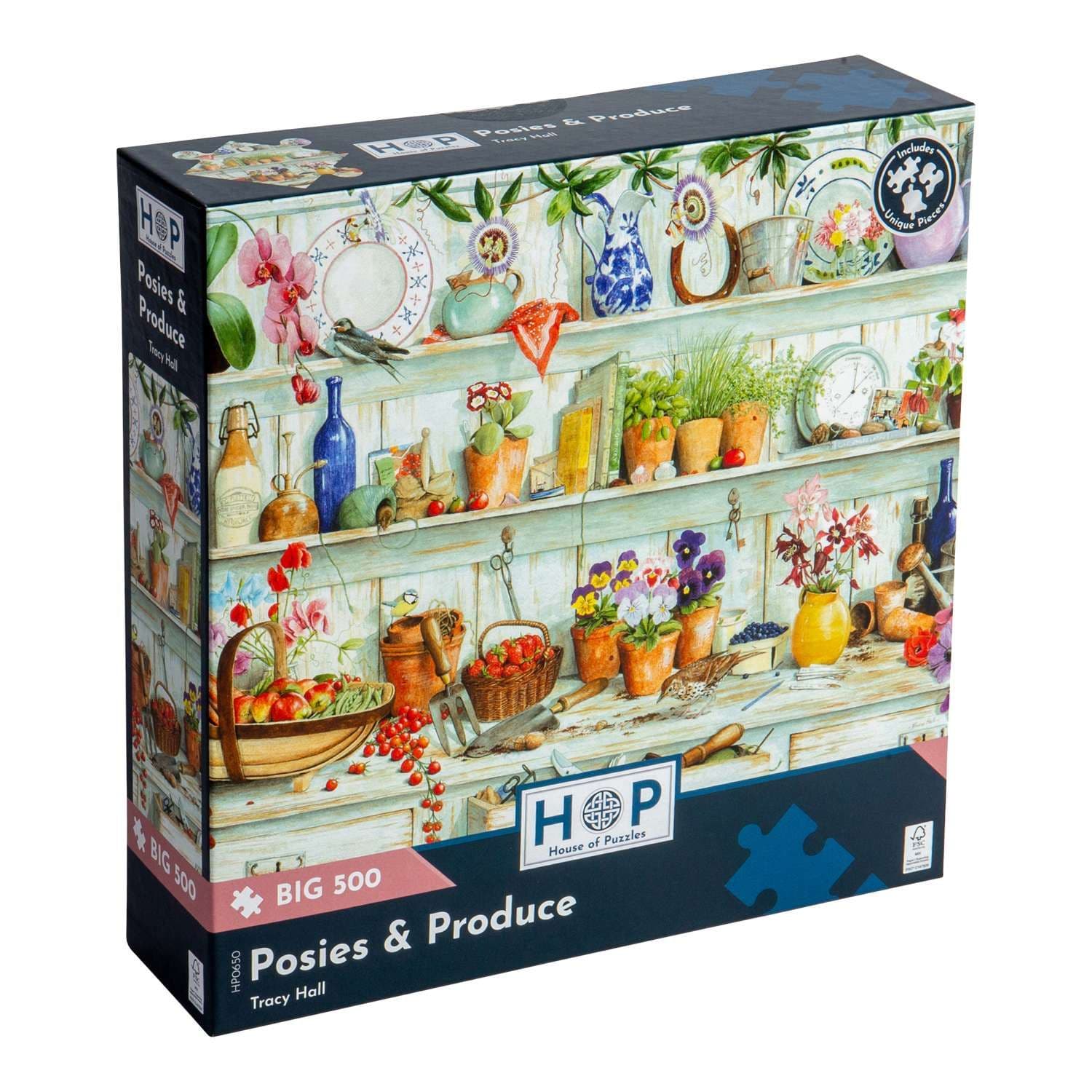 Posies & Produce BIG 500 Piece Jigsaw Puzzle