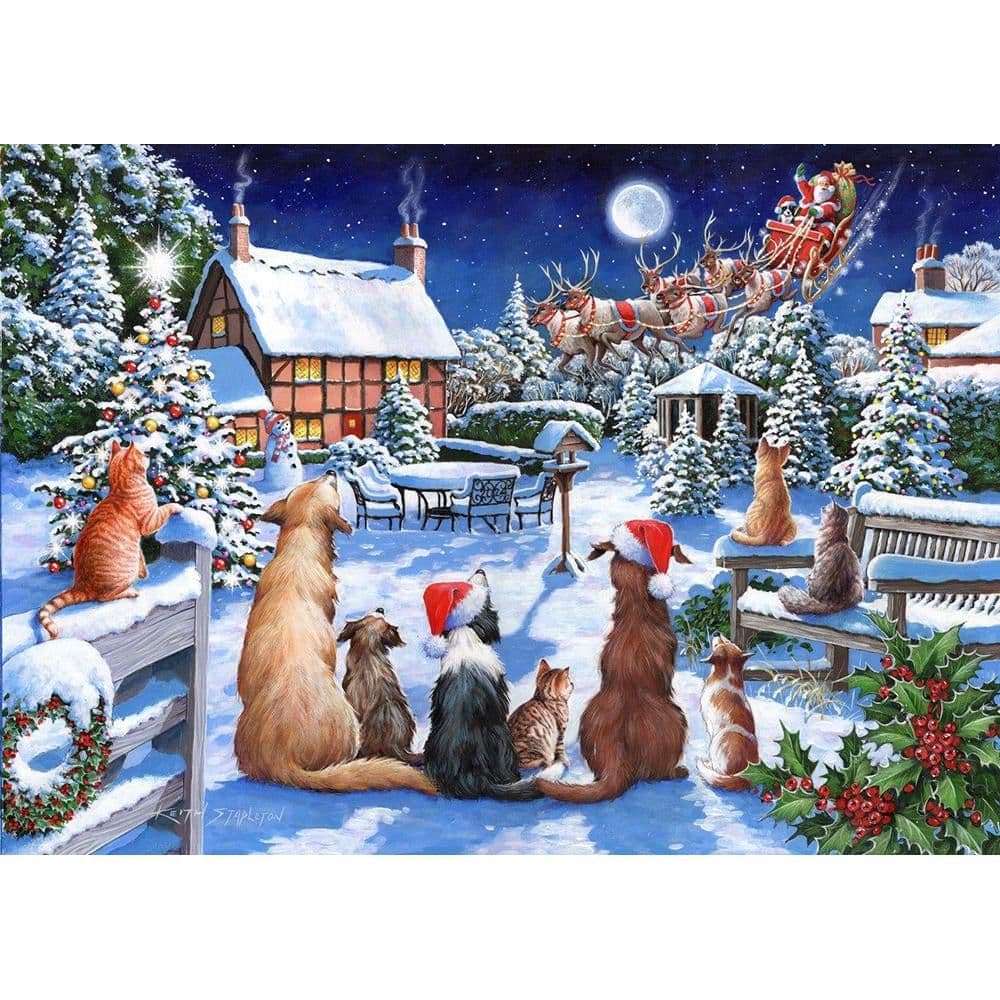 No.19 Santa Paws 500 Piece Jigsaw Puzzle