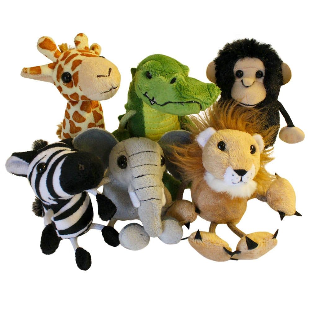 Finger Puppets African Animals Set