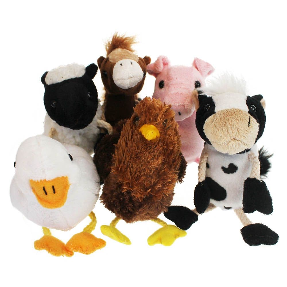 Finger Puppets Farm Animals Set 6