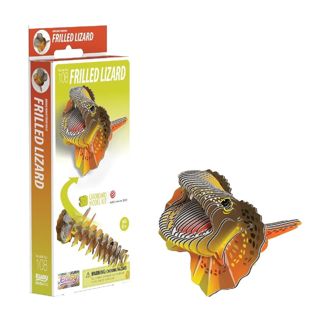 3D Frilled Lizard Craft Kit