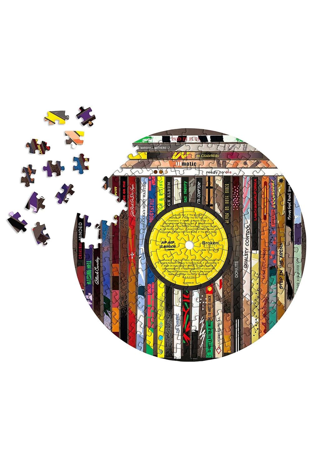 Hip Hop Classic Broken Records Jigsaw Puzzle