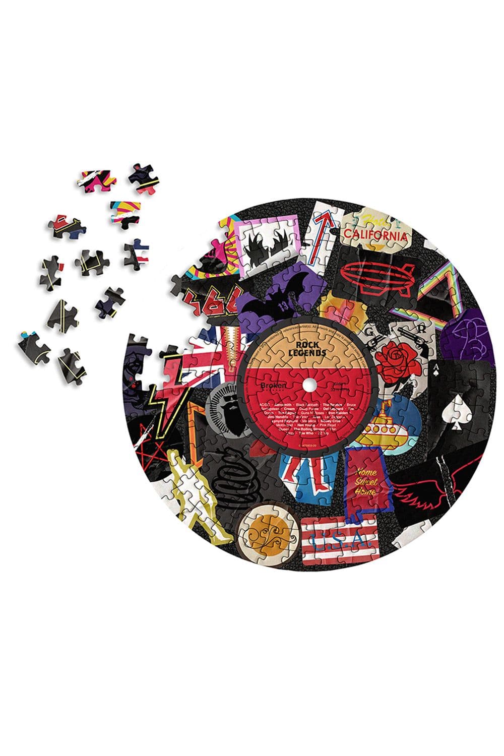 Broken Records Jigsaw Puzzles Classic Vinyl