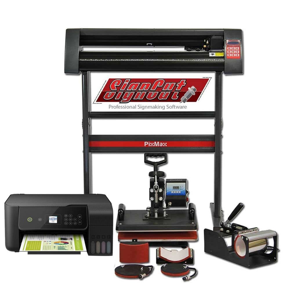PixMax Da Vinci Bundle 5 1 Heat Press Vinyl Cutter Printer