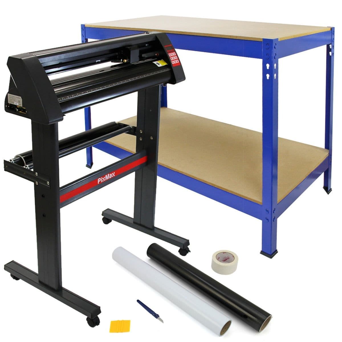 720mm Vinyl Cutter Weeding Kit Q rax Workbench bundle