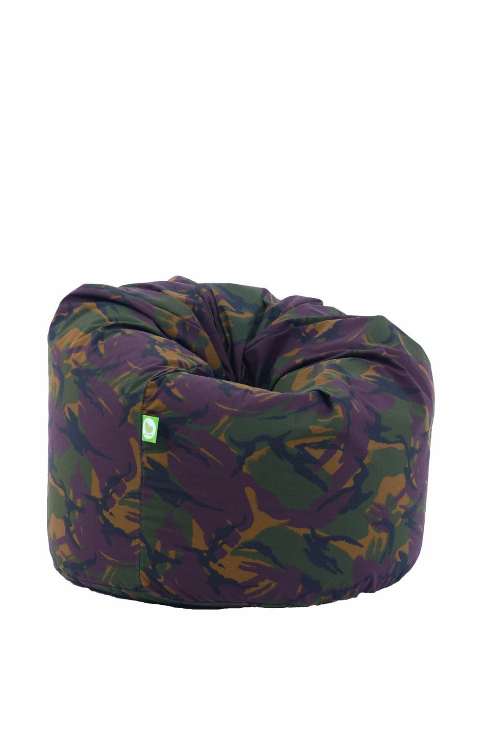 Cotton Green Army Camo Bean Bag Large Size