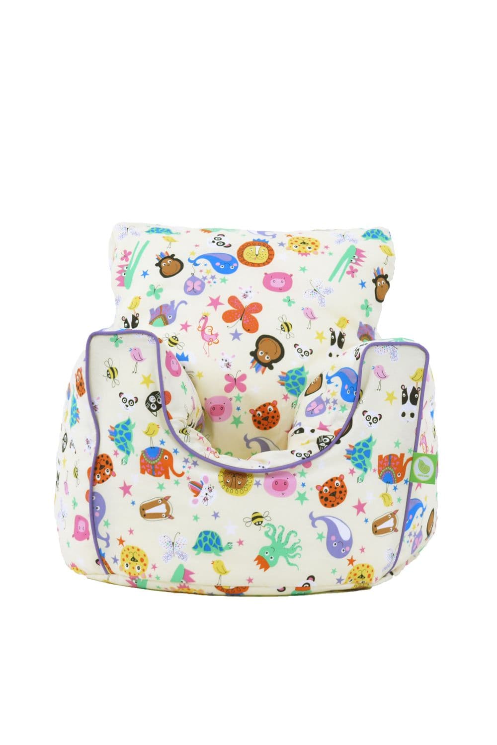 Cotton Party Animals Bean Bag Arm Chair Toddler Size